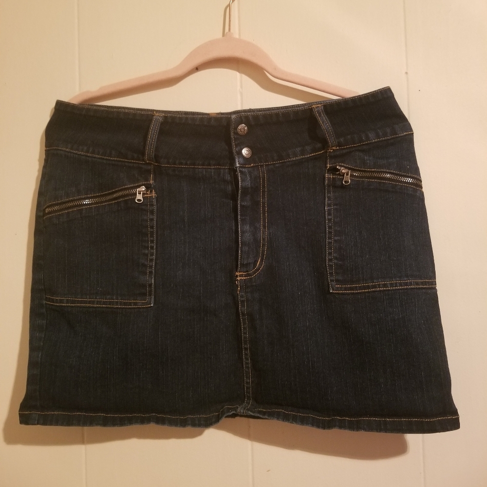 Bongo Y2K mini jean skirt